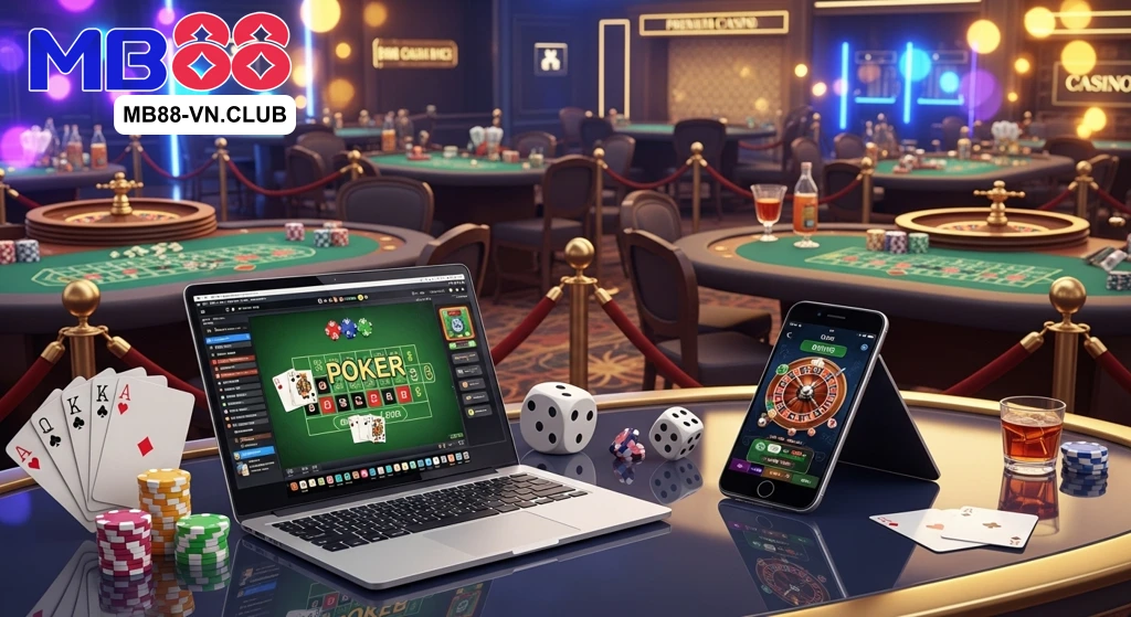 Tổng quan sảnh casino trực tuyến MB88